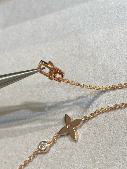 [BLUE TEARS]STAR DIAMOND PINK GOLD BRACELET