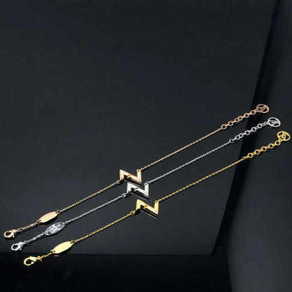 [BLUE TEARS]VOLT LV LOGO BRACELET