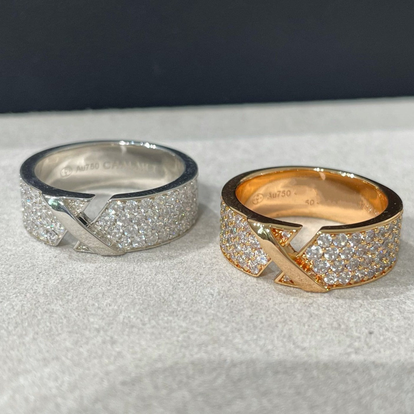 [BLUE TEARS]LIENS EVIDENCE  DIAMOND PAVED RING