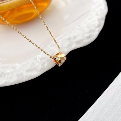 [BLUE TEARS]BEE MINI PEDANT DIAMOND NECKLACE