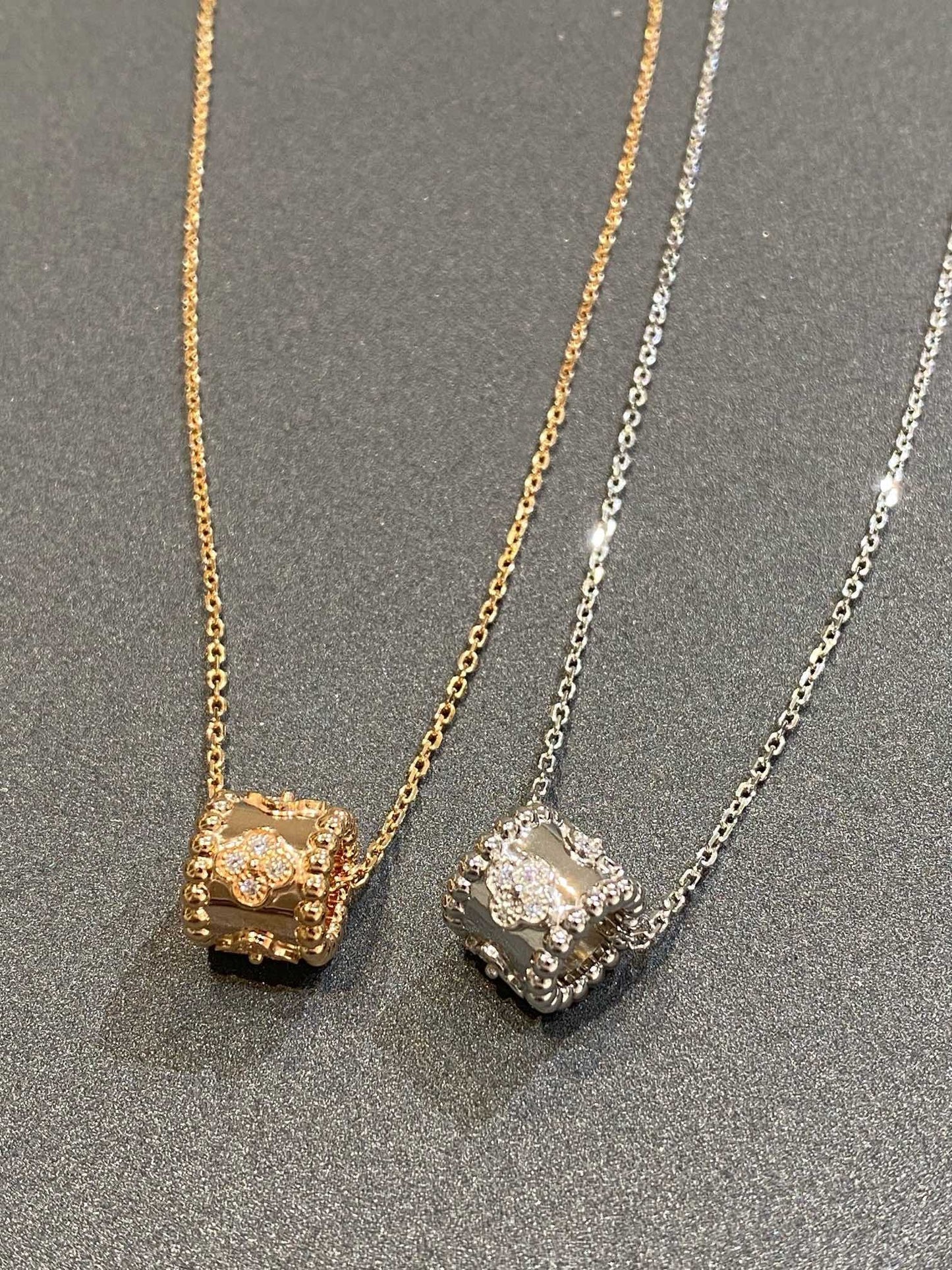 [ブルーティアーズ] ペルレペンダント シルバーダイヤモンドネックレス