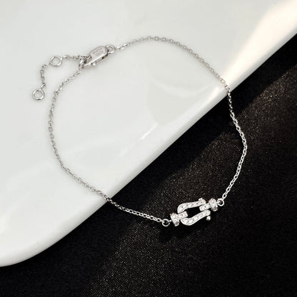 [BLUE TEARS]FORCE 10 FULL DIAMOND BUCKLE CHAIN LINK MINI MODEL