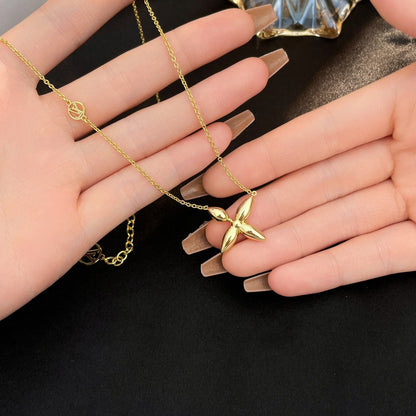 [BLUE TEARS]LOUISETTE GOLD NECKLACE