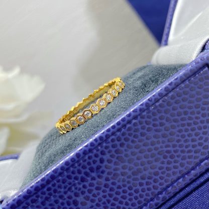 [BLUE TEARS]BEE LOVE DIAMOND PAVED SMALL RING