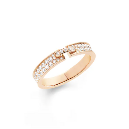 [BLUE TEARS]ALLIANCE LIENS VIDENCE PAVED DIAMOND 4MM RING