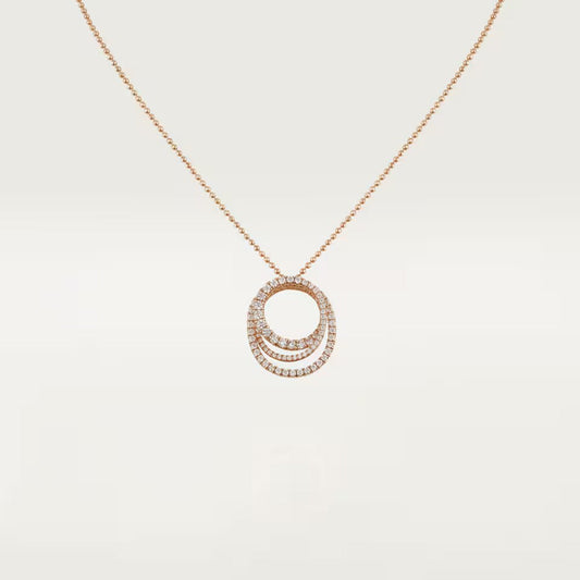 [Blue Tears Jewelry]ETINCELLE  FULL DIAMOND NECKLACE