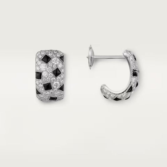 [Blue Tears Jewelry]PANTHERE MINI FULL DIAMOND EARRINGS