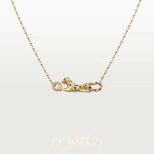 [Blue Tears Jewelry]PANTHERE FULL DIAMOND NECKLACE