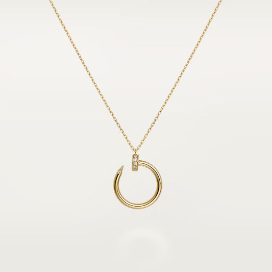 [Blue Tears Jewelry]JUSTE NECKLACE HALF DIAMOND