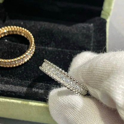 [BLUE TEARS]PERLEE DIAMOND SILVER RING