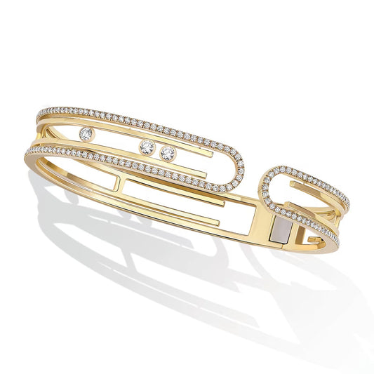[Blue Tears Jewelry]MOVE 10TH PAVED DIAMOND BRACELET