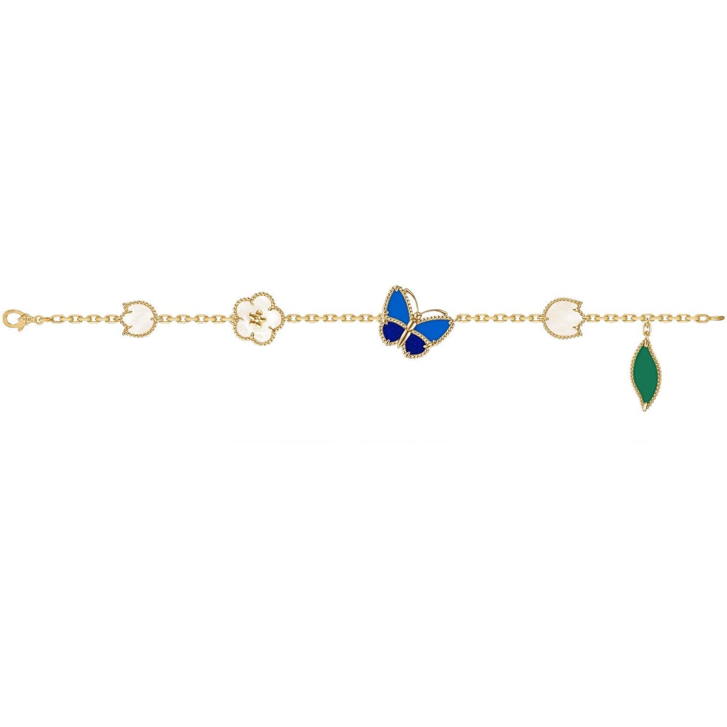 [Blue Tears Jewelry]LUCKY SPRING BUTTERFLY 5 MOTIF BRACELET