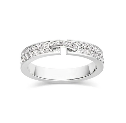 [BLUE TEARS]ALLIANCE LIENS VIDENCE PAVED DIAMOND 4MM RING