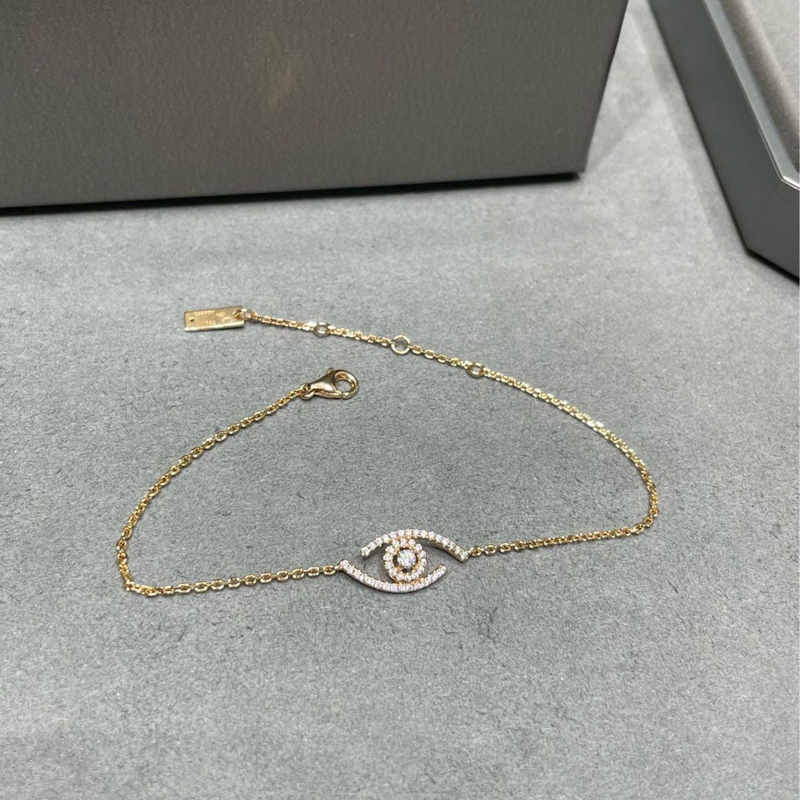 [Blue Tears Jewelry]Lucky Eye Pave-Set Diamond Bracelet