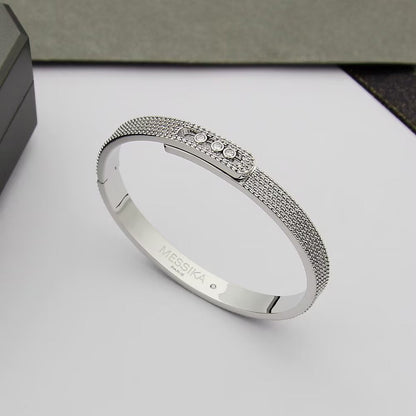 [Blue Tears Jewelry]Move Noa Full Pavé Diamond Bangle Bracelet