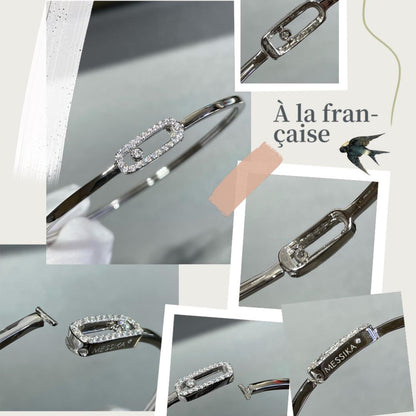 [Blue Tears Jewelry]Move Uno pavé flex bangle medium