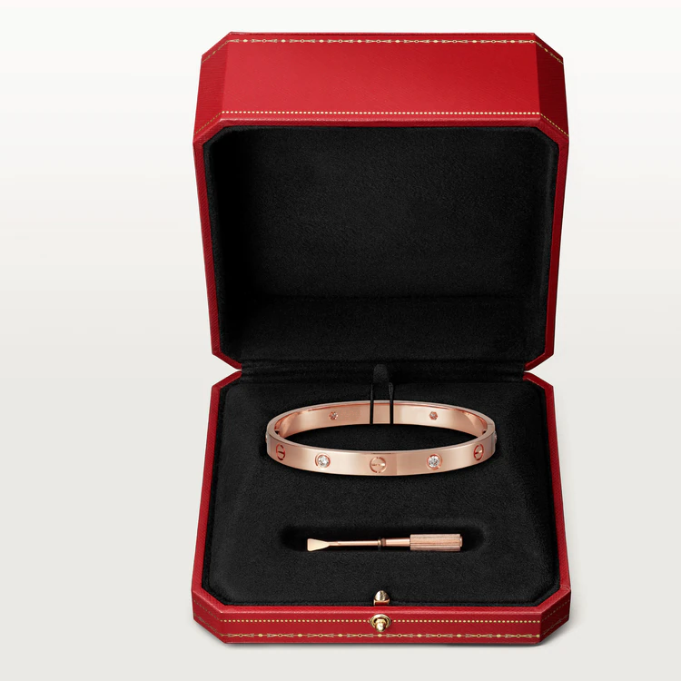 [BLUE TEARS]LOVE BRACELET 6.1MM 4 DIAMONDS