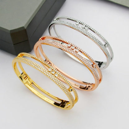 [Blue Tears Jewelry]Move Romane pav¨¦ bangle