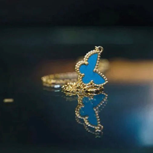 [BLUE TEARS]BUTTERFLY TURQUOISE BUTTERFLY BRACELET