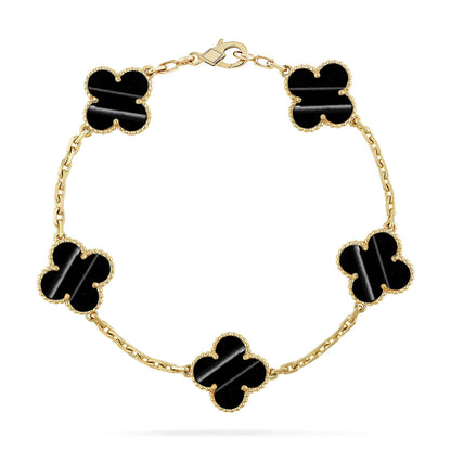 [BLUE TEARS] CLOVER 5 MOTIF PULSAR STONE BRACELET COLLECTION
