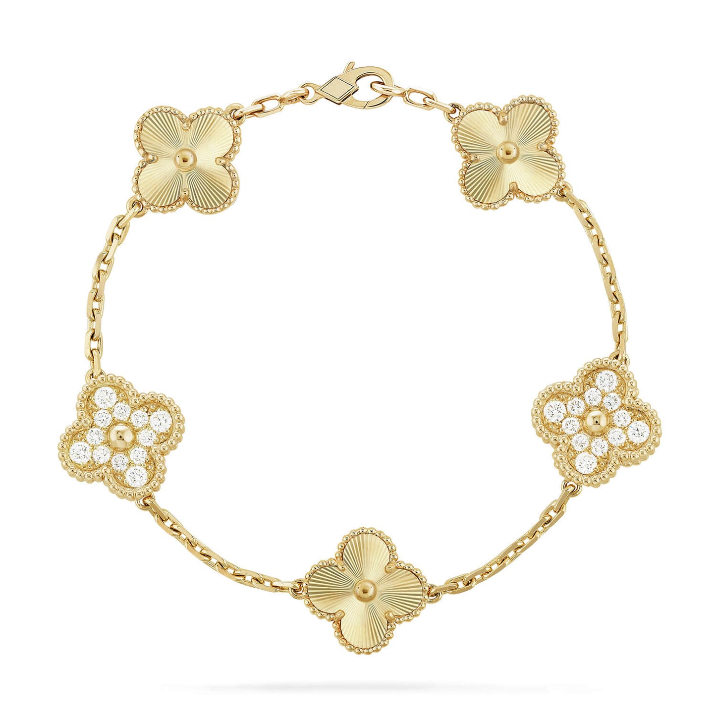 [BLUE TEARS] CLOVER 5 MOTIF LASER BRACELET COLLECTION