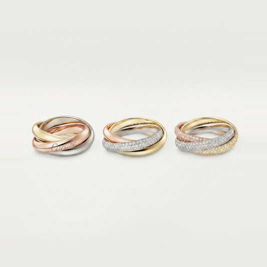 [Blue Tears Jewelry]TRINITY 3.2MM RING COLLECTION