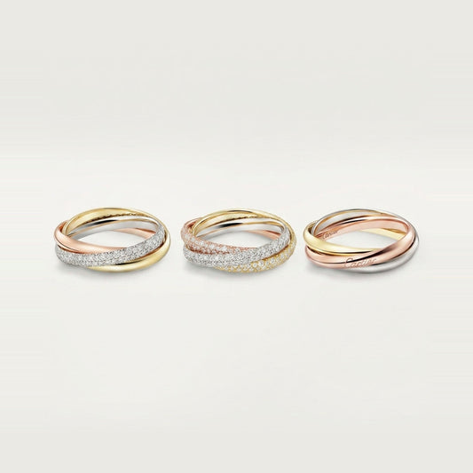 [Blue Tears Jewelry]TRINITY 2.5MM RING COLLECTION