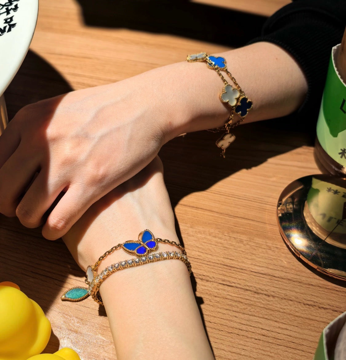 [Blue Tears Jewelry]LUCKY SPRING BUTTERFLY 5 MOTIF BRACELET