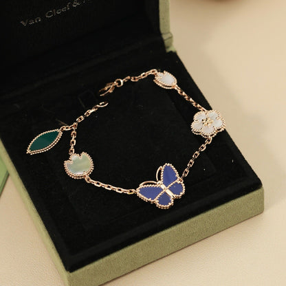 [Blue Tears Jewelry]LUCKY SPRING BUTTERFLY 5 MOTIF BRACELET