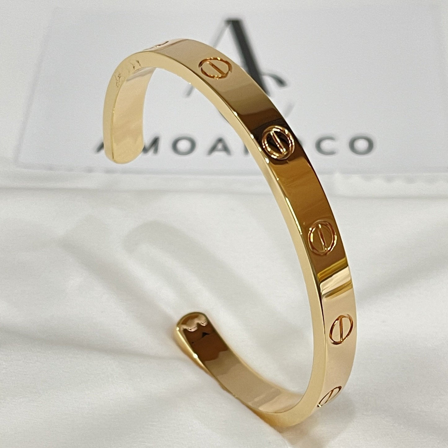 [BLUE TEARS]LOVE BRACELET 6.1MM OPEN CUFF