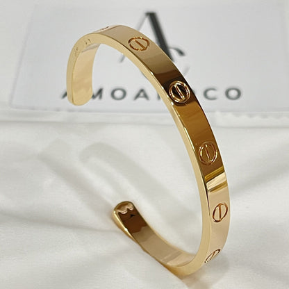 [BLUE TEARS]LOVE BRACELET 6.1MM OPEN CUFF