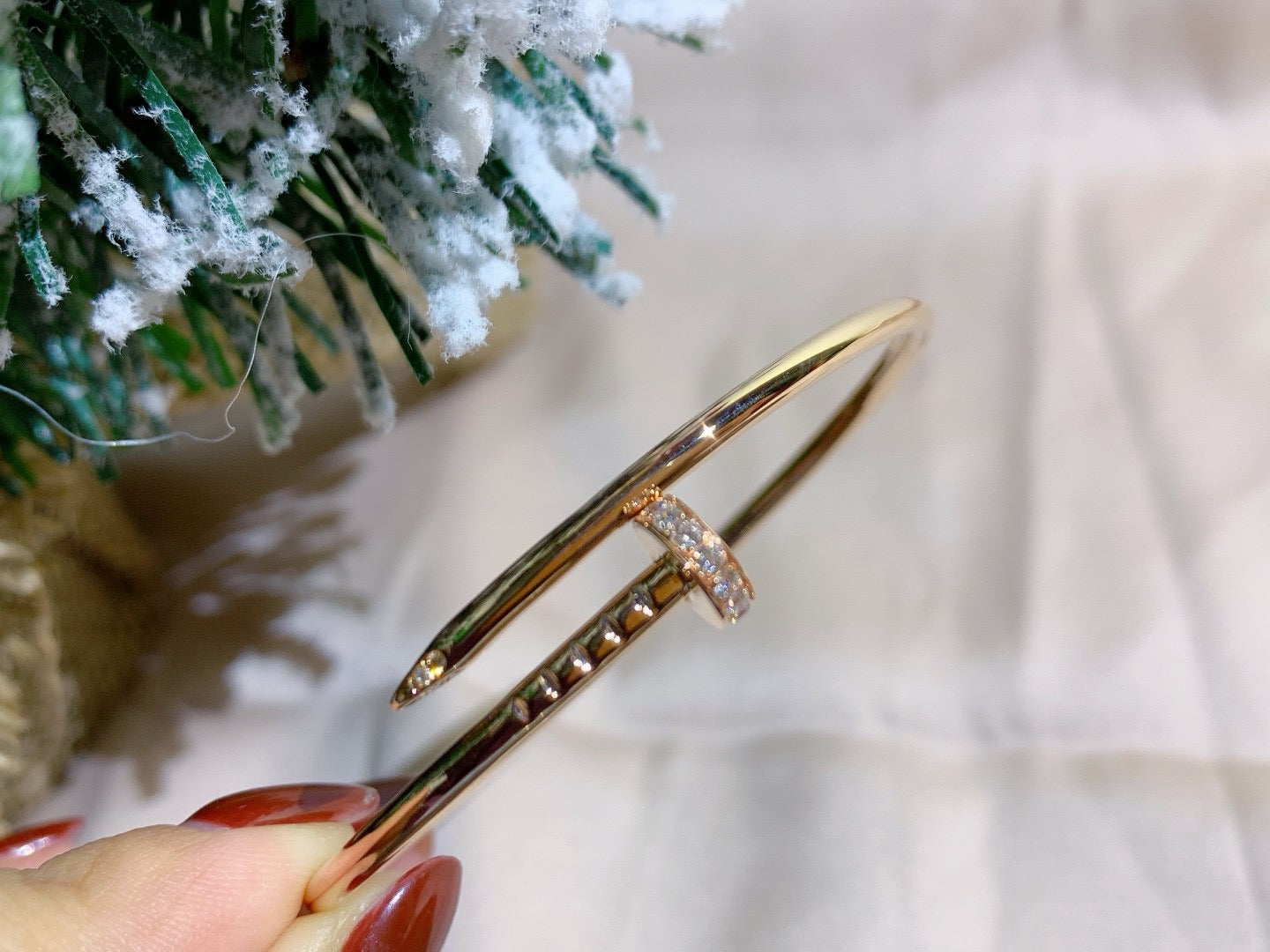 [BLUE TEARS]JUSTE BRACELET 2.5MM DIAMONDS