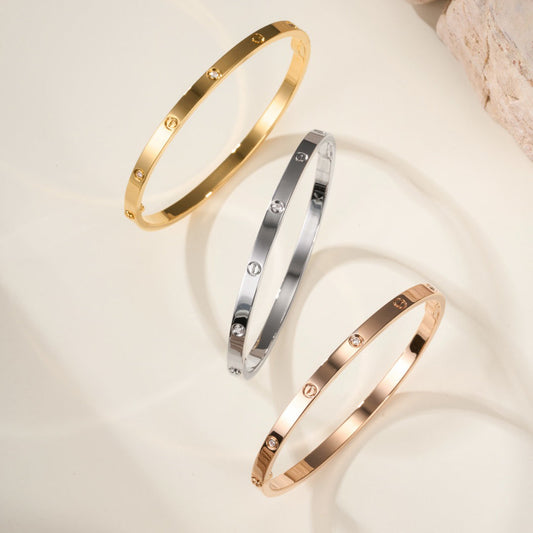 [Blue Tears Jewelry]LOVE BRACELET 3.65MM 6 DIAMONDS