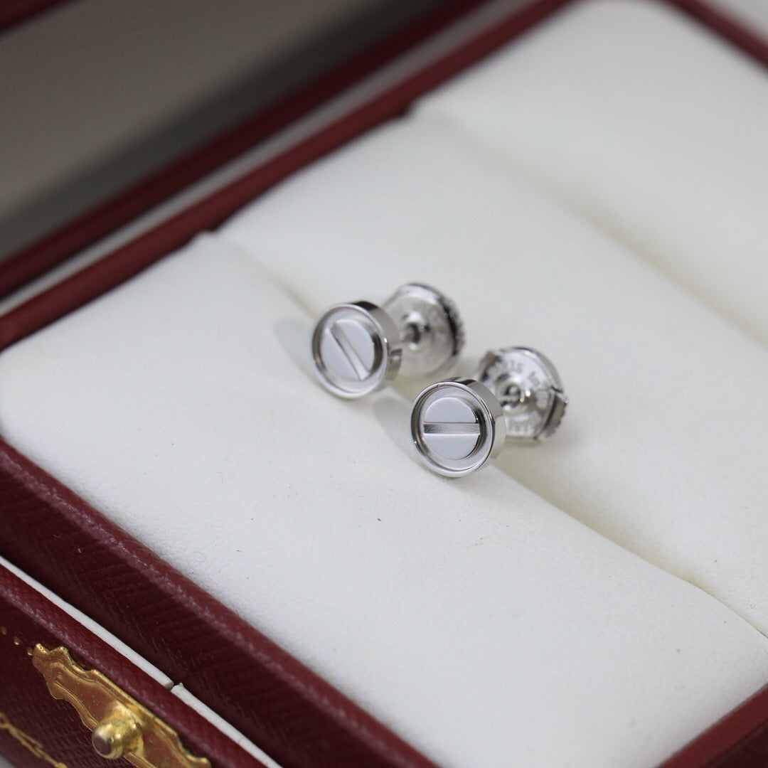[Blue Tears Jewelry]LOVE EARRINGS 7.2MM