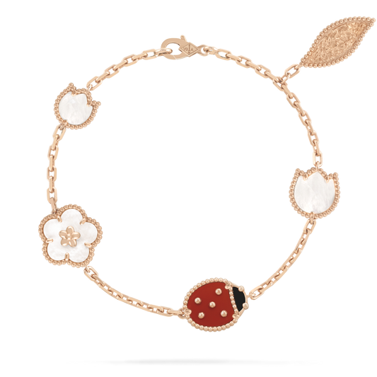 [BLUE TEARS]LUCKY SPRING 5 MOTIF BRACELET