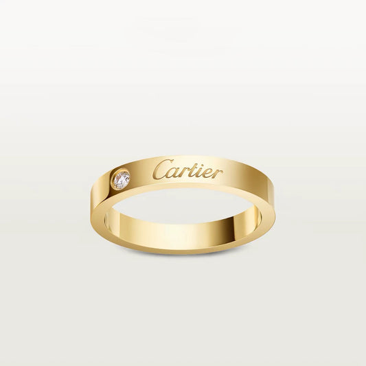 [Blue Tears Jewelry]LOVE RING 4MM 1 DIAMOND
