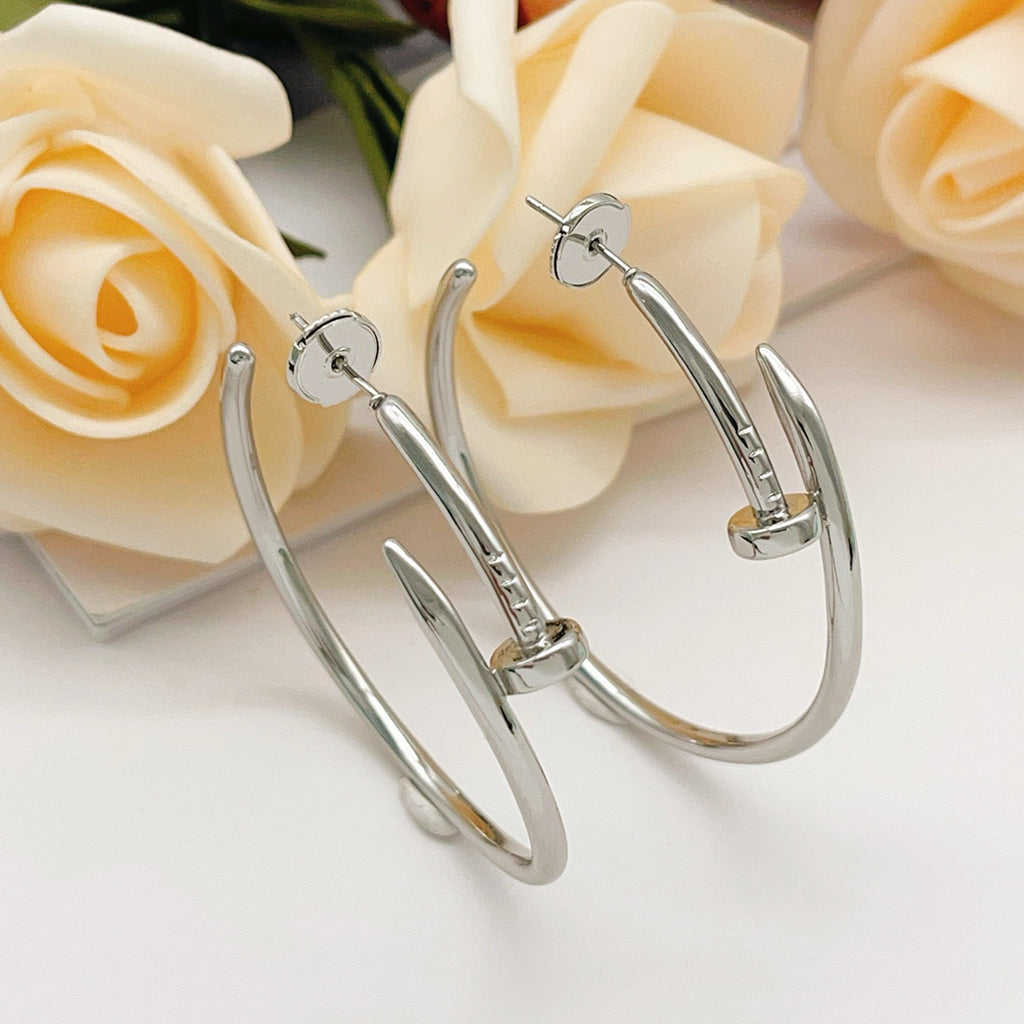 [Blue Tears Jewelry]JUSTE NO DIAMOND LARGE EARRINGS