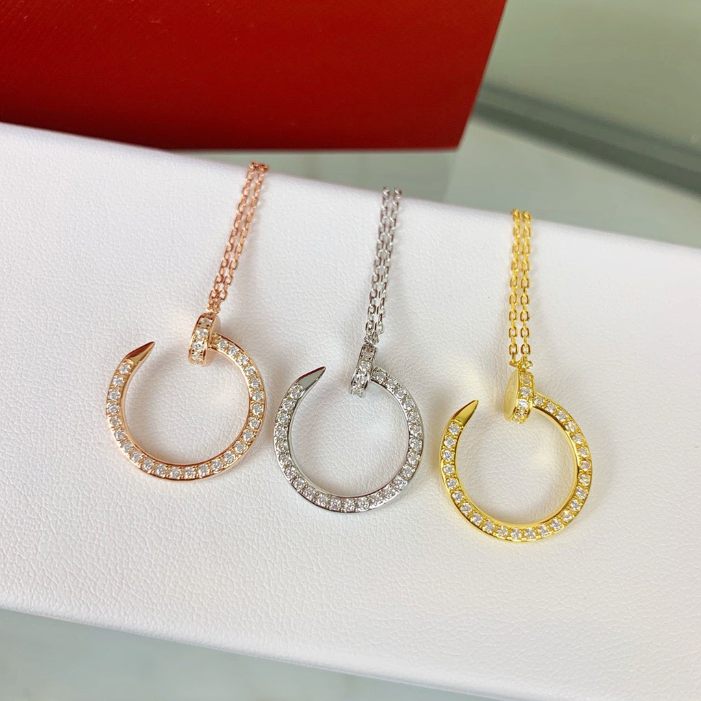 [Blue Tears Jewelry]JUSTE NECKLACE FULL DIAMOND