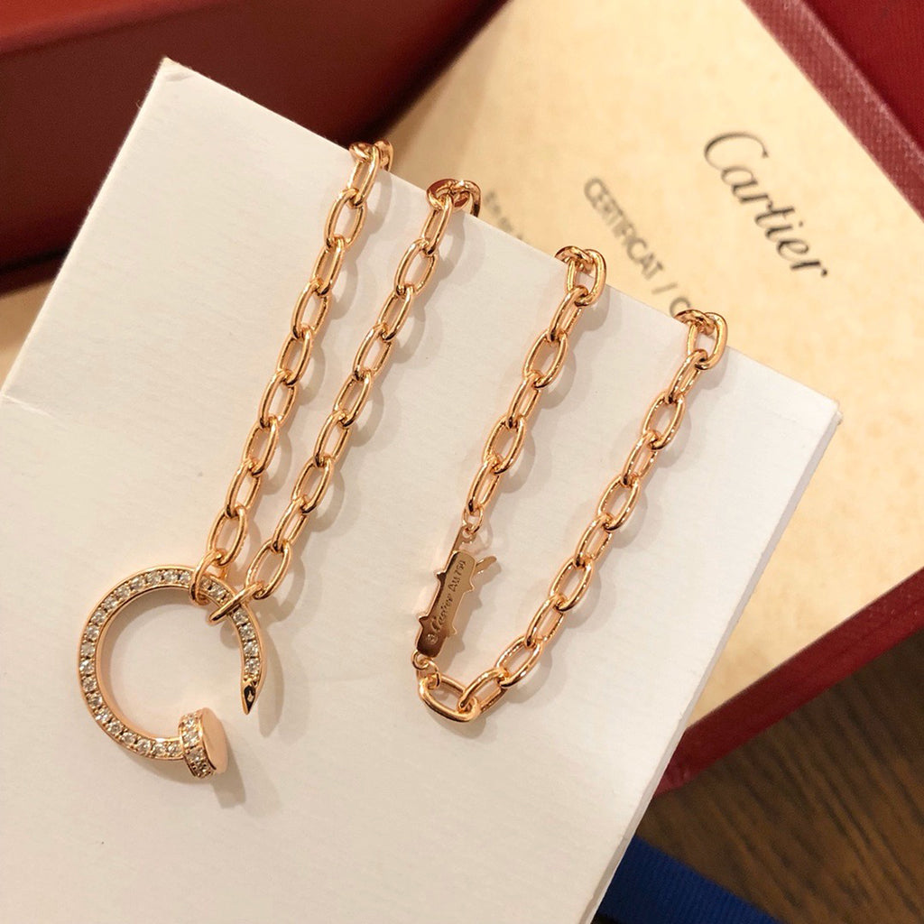 [Blue Tears Jewelry]JUSTE NECKLACE FULL DIAMONDS