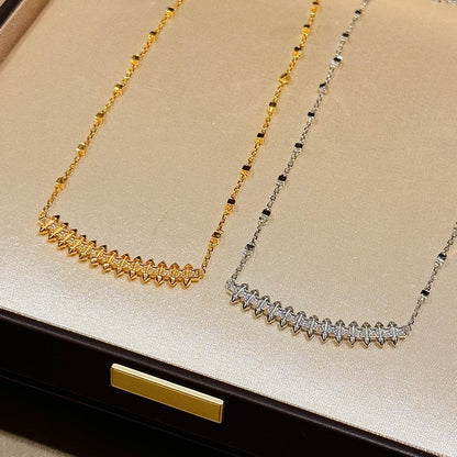 [Blue Tears Jewelry]CLASH  SMALL FULL DIAMOND NECKLACE