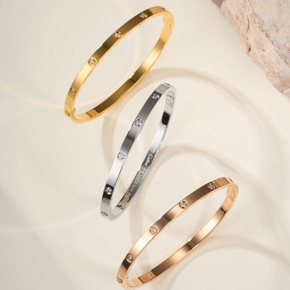 [Blue Tears Jewelry]LOVE BRACELET 3.65MM 10 DIAMONDS