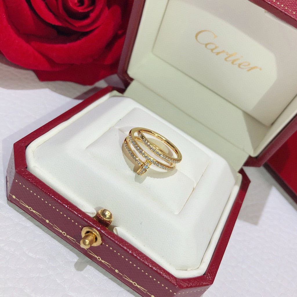 [Blue Tears Jewelry]JUSTE RING 4.8MM FULL DIAMOND