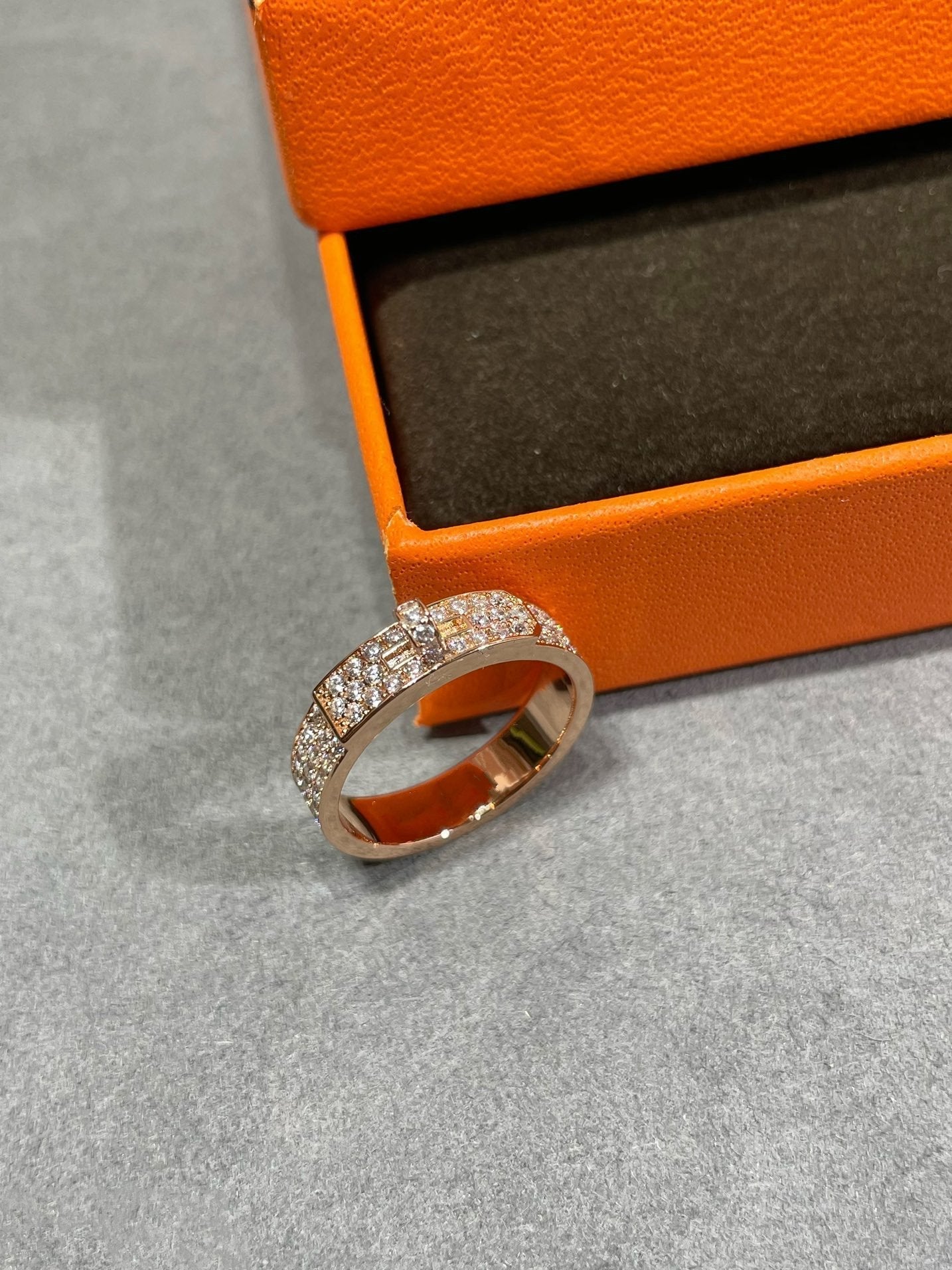 [BLUE TEARS]KELLY PINK GOLD DIAMOND RING