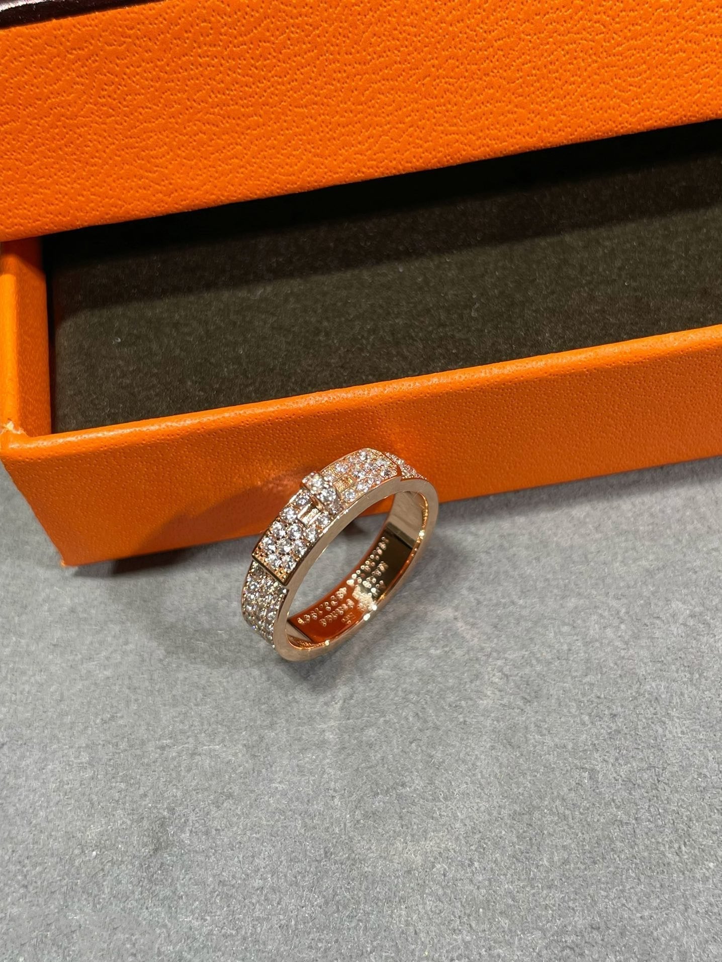 [BLUE TEARS]KELLY PINK GOLD DIAMOND RING