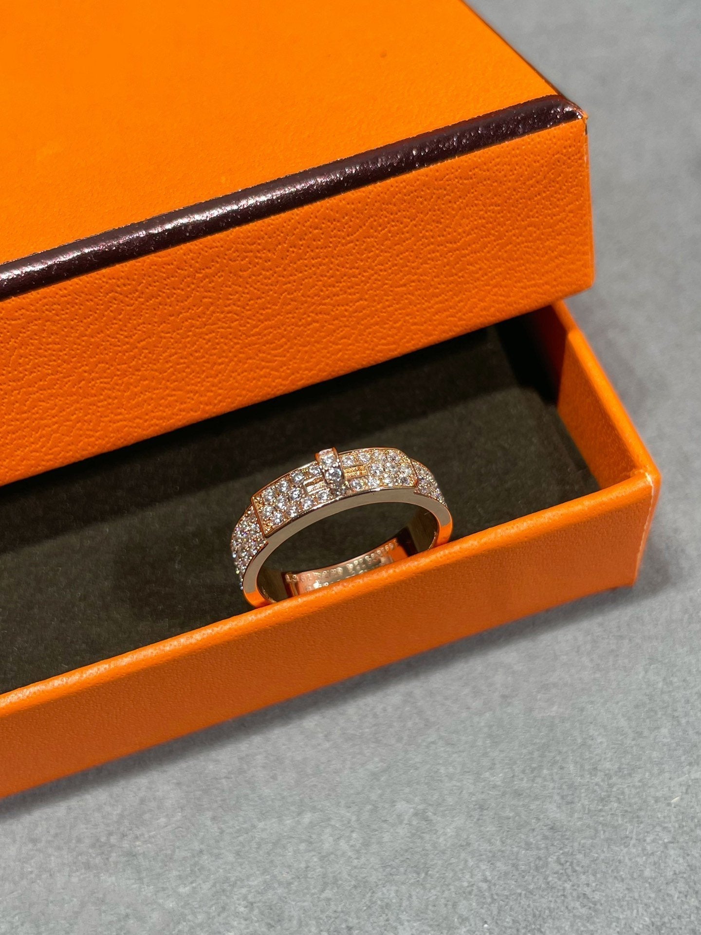 [BLUE TEARS]KELLY PINK GOLD DIAMOND RING