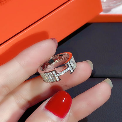 [BLUE TEARS]H RING FULL DIAMOND