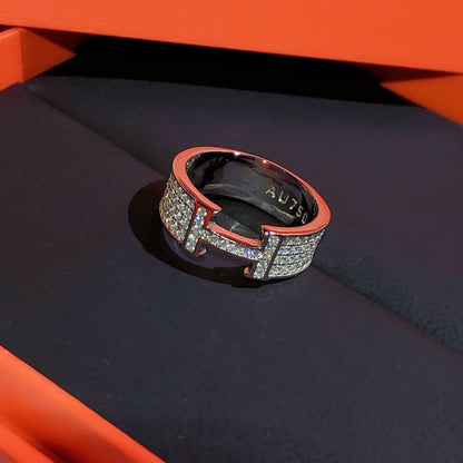 [BLUE TEARS]H RING FULL DIAMOND