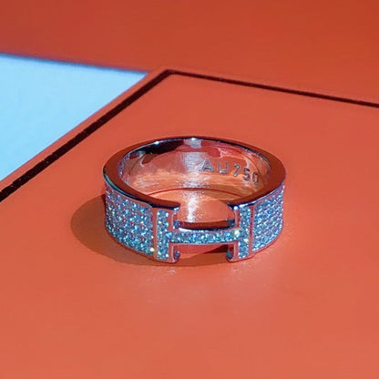 [BLUE TEARS]H RING FULL DIAMOND