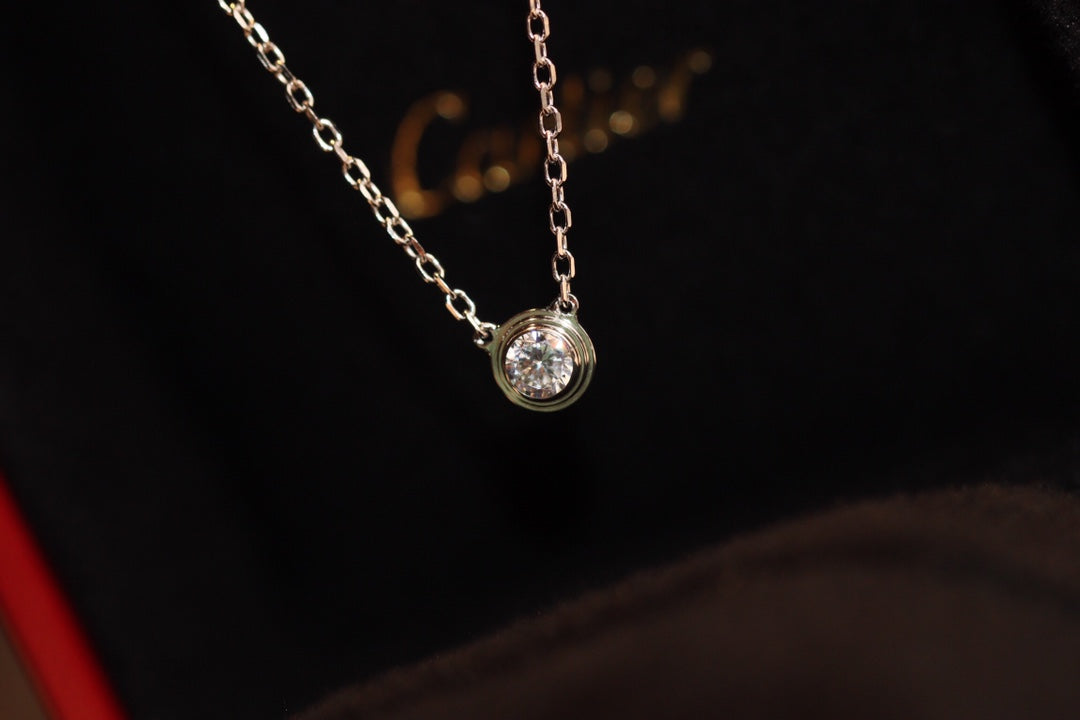 [BLUE TEARS]DAMOUR DIAMOND NECKLACE