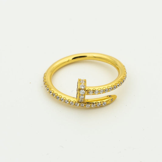 [BLUE TEARS]JUSTE RING 1.8MM GOLD DIAMONDS